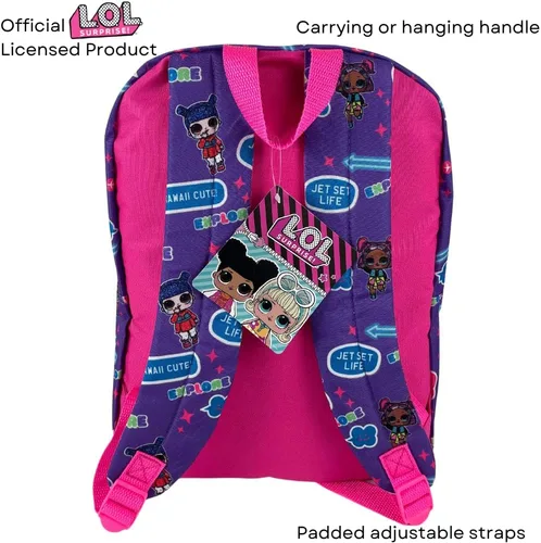 Vista 4 de LOL Surprise Mochila de 16 pulgadas con estampado completo Multi 16 pulgadas Mochilas Daypack