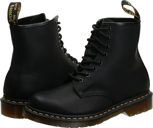Vista 7 de Dr. Dr. Martens 1460 Original- Botas de cuero con 8 ojales, para hombre y mujer, negro, 6