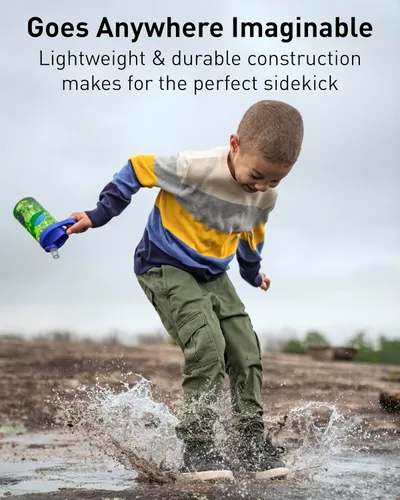 Vista 2 de CamelBak Eddy+ Kids Water Bottle with Bite Valve Straw, Leak‑Resistant Easy Sip Design for Everyday Hydration, 14oz Kids