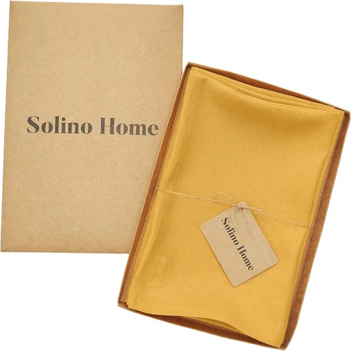 Vista 102 de Solino Home Juego de 4 manteles individuales blancos de 100 % lino puro de 14 x 14 pulgadas para invierno, San Valentín, primavera, Pascua, Fete