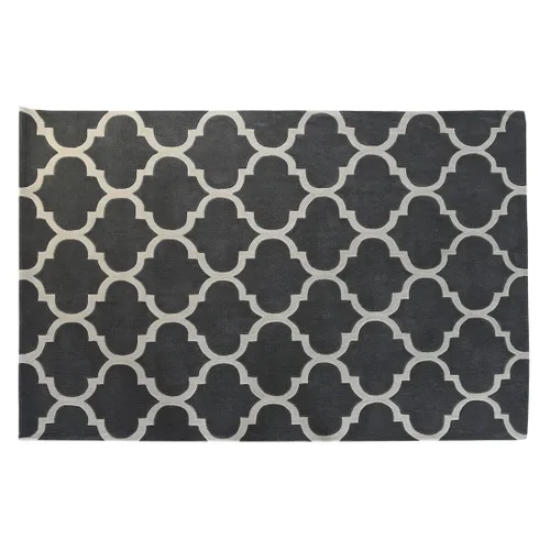 Vista 2 de Alfombra DKD Home Decor 160 x 230 x 2 cm Gris Poliéster Étnico