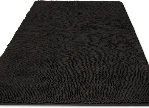 Vista 240 de Yeaban Alfombra de pasillo de baño de 24 x 72 pulgadas, antideslizante, alfombra de baño larga de felpilla gruesa, absorbente y lavable, alfombra