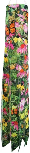 Vista 18 de In the Breeze 5072 — Birdhouse Garden 40 pulgadas Windsock — Decoración colorida para colgar al aire libre