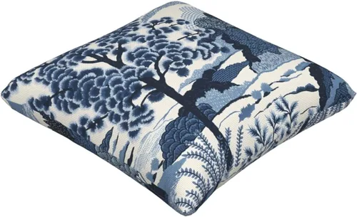 Vista 2 de POMOTER Daintree Funda de Cojín Azul y Blanco Índigo Chinoiserie Funda de Almohada Fundas de Almohada Decorativas Fundas de Cojín Modernas