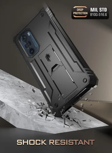 Vista 6 de Poetic Revolution - Funda para Moto Edge Plus 5G de 6.7 pulgadas (2022) / Edge+ 5G UW (2022), modelo # XT2201, funda protectora resistente a prueba