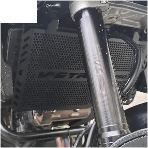 Vista 2 de Radiator Grille Guard for Suzuki V-Strom 1050 Xt Radiator Guard V Strom 1050 2020-2023 VSTROM 1050XT Motorcycle Radiator Grille Guard Protector Cover