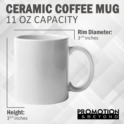 Vista 5 de Reagan Bush 84 tazas de café de cerámica PB107 (11 oz.)