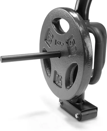 Vista 10 de CAP Barbell Barra de trampa abierta Deluxe - Barra hexagonal y de encogimiento para pesas olímpicas y estándar