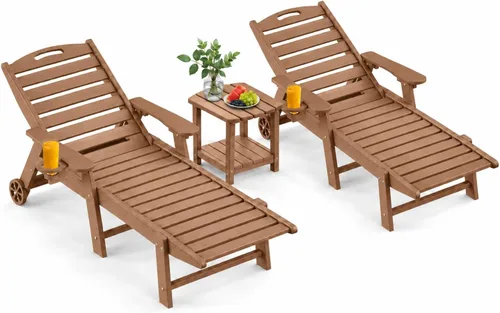 Vista 30 de Silla de salón al aire libre, silla de salón de patio de HDPE con Negro