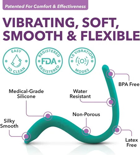 Vista 5 de Ahorra un 10% en varita pélvica con Vibración y Lubricante Íntimo Velvet Rose Hidratante Vaginal Paquete de 8 onzas.