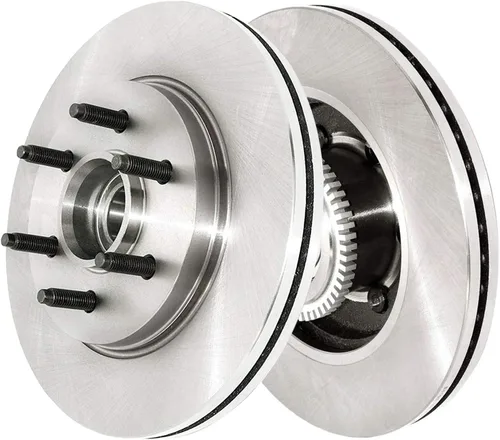 Vista 152 de Detroit Axle - Rotores de freno delantero para 04-13 Mazda 3 Rotores de frenos de disco 06-15 Mazda 5 Reemplazo: Rotor regular delantero de 11.81