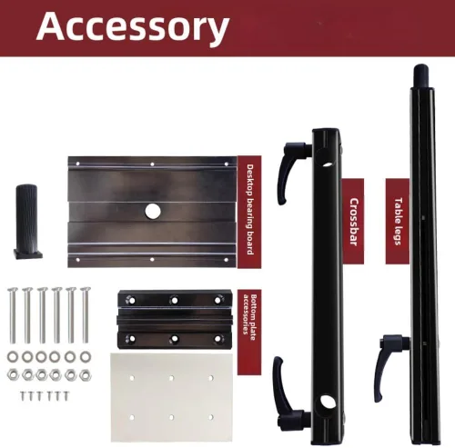 Vista 4 de Caravan Accessories - Patas de mesa giratorias para caravanas, patas de mesa de aleación de aluminio para computadora portátil, para caravanas