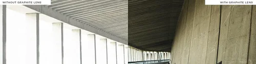Vista 4 de Revo Señuelo de gafas de sol filtros de lente polarizados UV, marco rectangular de metal grande