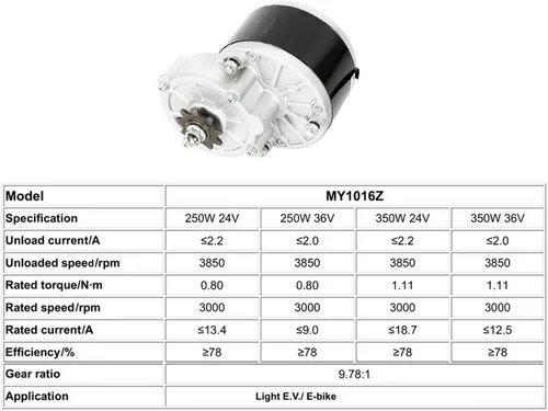 Vista 5 de Kit de motor de bicicleta eléctrica de 24 V 250 W, kit de conversión de bicicleta eléctrica, reequipamiento de motor de bicicleta con controlador