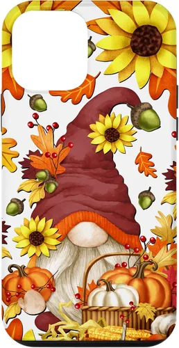 Vista 16 de Hello Fall Sunflower Gnome Pattern for Women Cute Autumn Case for iPhone 17