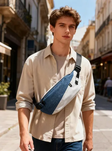 Vista 2 de Riñoneras para hombres, bolsos cruzados para mujeres, riñonera de moda, mochila de cintura para entrenamiento al aire libre, viajes, uso casual
