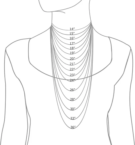 Vista 4 de Collar con cadena de corte diamante de 1.3 mm, plata esterlina sólida italiana sin níquel, 14 a 36 pulgadas