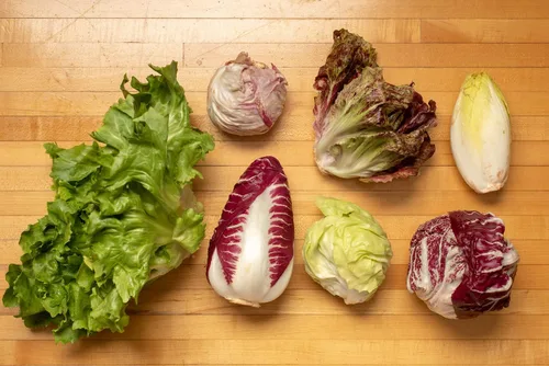 Vista 2 de Semillas Lechuga Vegetal Radicchio y Endive Mix - 700 Semillas