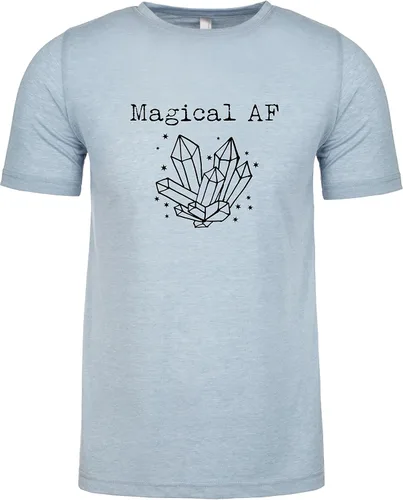 Vista 14 de Moonlight Makers Graphic Men's Tee, Funny T Shirt, Shirts with Magic Sayings, Heather Gray or Indigo