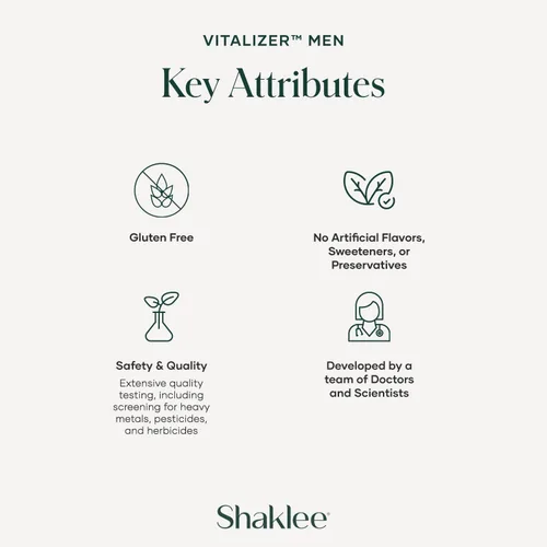 Vista 5 de Shaklee Vitalizer Hombres (30 Días) Sistema de nutrición diaria con prácticos paquetes Vita-Strips®, combina multivitaminas, minerales, omega-3