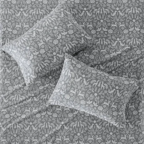 Vista 89 de Sleep Philosophy - True North - Juego de sábanas de franela, 100% de algodón, cómodo, bonito y muy suave, con bolsillo elástico que se adapta a