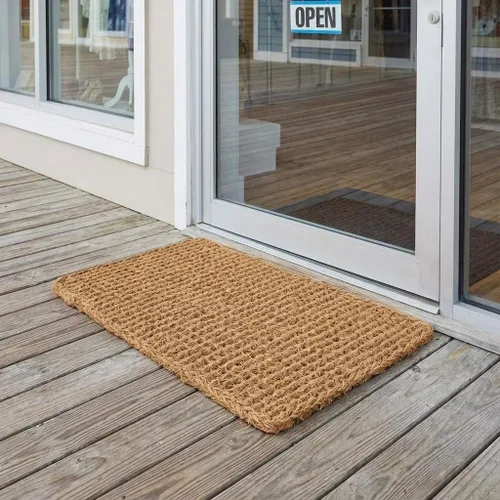 Vista 6 de Kempf Dragon Coco Coir tapete de entrada, rectangular