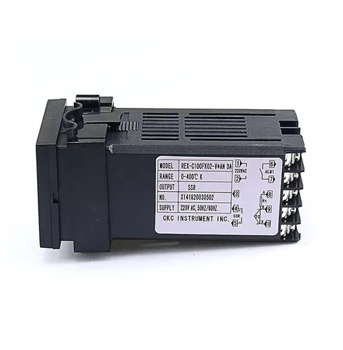 Vista 3 de REX-C100FK02-V*DA Controlador de temperatura solar Termostato Relé Salida SSR Salida 0 ~ 400 con 1M termopar K SSR Salida