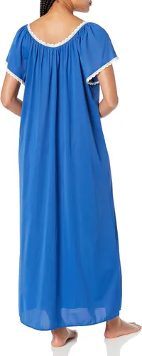 Vista 2 de Shadowline Camisón largo de manga aleteada Shadowline Cameo para mujer Azul marino