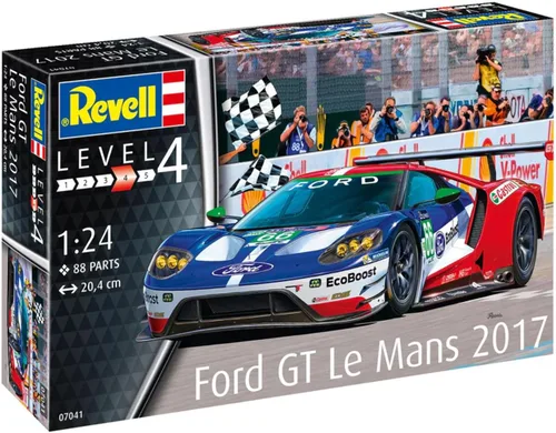 Vista 10 de Revell RV07041 2017 Ford Gt - Kit de modelo Le Mans, varios