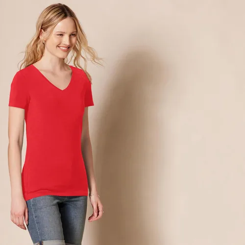 Vista 370 de Amazon Essentials Women's Regular-Fit Short-Sleeve Crewneck T-Shirt
