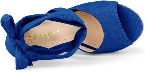 Vista 5 de Allegra K Alpargatas con cordones para mujer