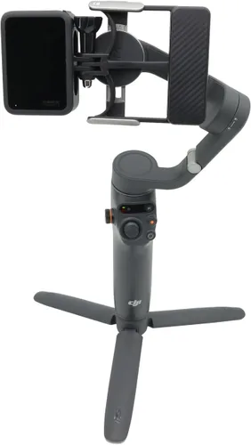 Vista 5 de Adaptador de placa de montaje cardán estabilizador de mano para DJI OSMO 6/5/4/3Action Cámara, negro