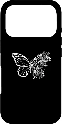 Vista 30 de Butterfly with Flowers Design Butterflies Flower Lover Case for iPhone 16