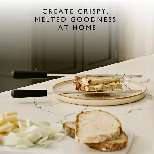 Vista 3 de Dualit Jaula de sándwich clásica para tostadoras clásicas Dualit 1 jaula de sándwich para hacer sándwiches tostados en tu tostadora Dualit Jaula