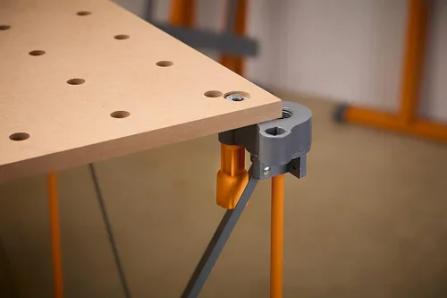 Vista 5 de BORA Centipede - Paquete de 2 accesorios para soporte de trabajo, accesorios de banco de trabajo Centipede para herramientas de trabajo de madera