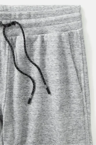 Vista 3 de Fabletics The Postgame - Pantalón corto para hombre, descanso, cintura elástica, ajuste holgado, casual, cómodo, forro polar acogedor