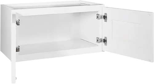 Vista 5 de Design House Brookings - Armario de cocina W2412, 24 pulgadas de ancho x 12 pulgadas de profundidad x 12 pulgadas de alto, pintado blanco, madera