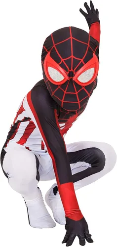 Vista 4 de Kovojibo Superhero Costume Kids Bodysuits Spandex Halloween Cosplay Costumes
