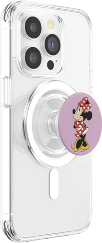 Vista 3 de Disney Mickey y sus amigos Minnie Tradicional Retrato PopSockets MagSafe PopGrip para iPhone
