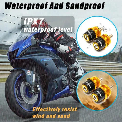 Vista 4 de Para GIXXER 250 SF 150 125 GIXXER 250SF 2018-2022 2023 Accesorios de motocicleta CNC Carretes basculantes Tornillos de soporte deslizante