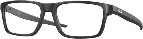 Vista 8 de Oakley Ox8164 Port Bow Rectangular Prescription Eyewear Marcos para hombre Lente transparente mate de tormenta de arena/demostración