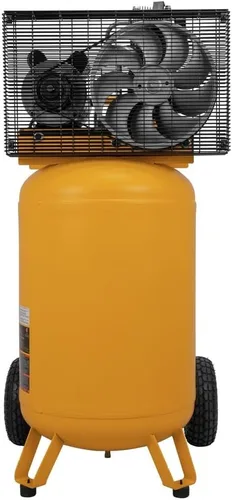 Vista 5 de DEWALT Compresor de aire vertical de 30 galones, 2 HP, de una sola etapa, transmisión por correa con lubricación de aceite, 175 PSI máximo
