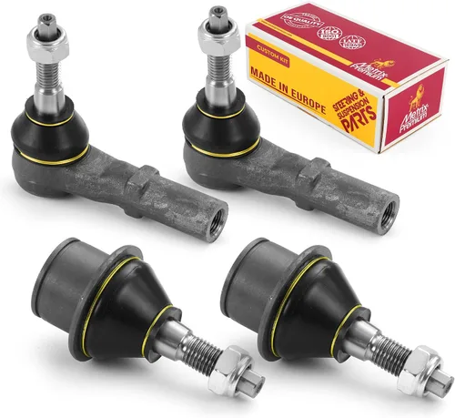 Vista 107 de Metrix Premium Chassis Parts - Kit de 4 piezas de extremos de barra de acoplamiento frontal exterior e interior compatible con Nissan Pathfinder