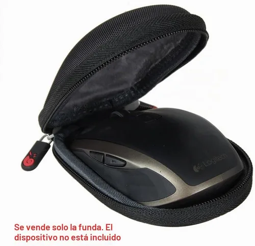 Vista 2 de Hermitshell Estuche rígido de viaje para Logitech MX Anywhere 3S / MX Anywhere 2S Compact Performance Mouse (negro)