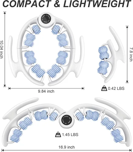 Vista 8 de COSTWELL Masajeador de celulitis, rodillo muscular removedor de celulitis, masajeador de tejido profundo de 360° para piernas, cuello, pantorrillas
