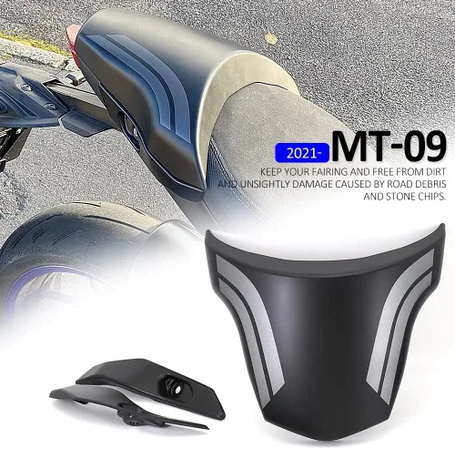 Vista 5 de Accesorios de motocicleta para Yamaha MT-09 MT09 MT 09 MT 09 Funda de asiento trasero de pasajero carenado mt09 para asiento trasero