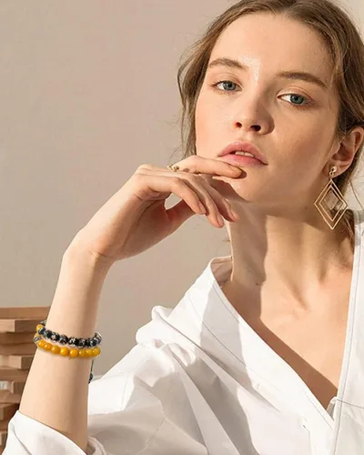 Vista 3 de Pulseras de novio y novia para parejas, promesa de Pinky Promise, lindo corazón a juego, novio, novia, aniversario, joyería de cristal, regalo