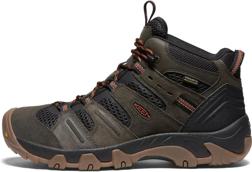 Vista 3 de KEEN Botas de senderismo Headout de altura media impermeables todo terreno para hombre
