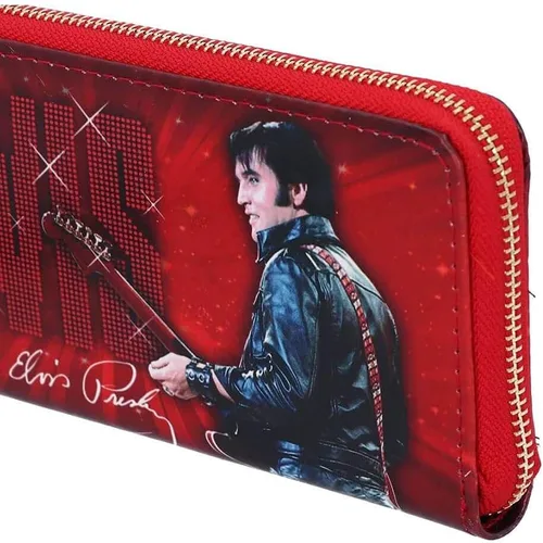 Vista 6 de Nemesis Now Elvis 68 Performance Red - Bolso para mujer, 7.5 in