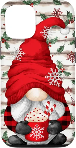 Vista 28 de Cute Christmas Gnome for Women with Hot Cocoa Mug for Xmas Case for iPhone 17